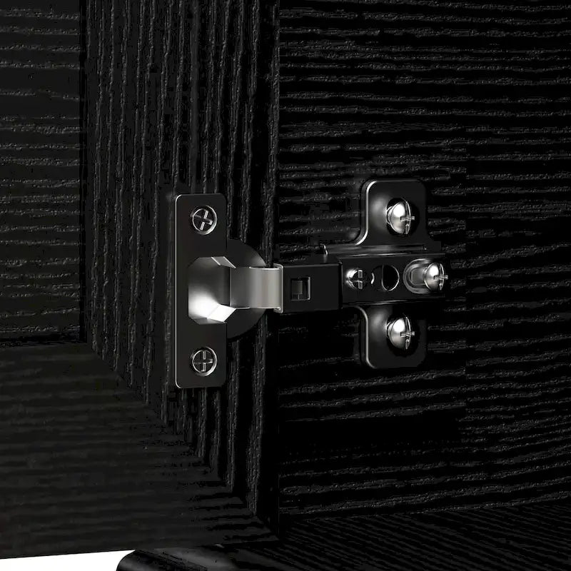40W Shoe Storage Bench with Doors and Wall Mounted Coat Rack