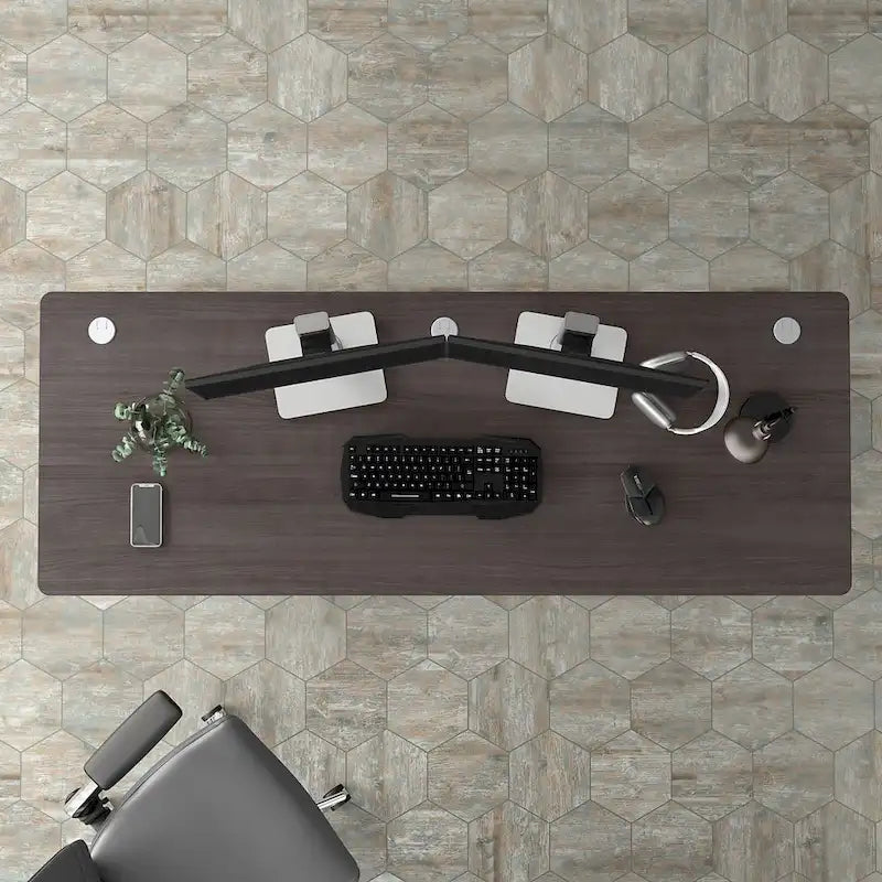 72-Inch Wide Computer Desk for Home Office and Gaming