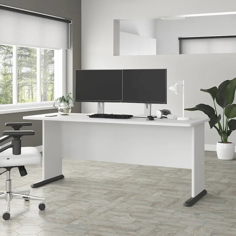 72-Inch Wide Computer Desk for Home Office and Gaming