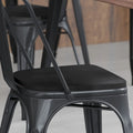 All-Weather Polyresin Replacement Seats for Metal Chairs and Stools Set of 4