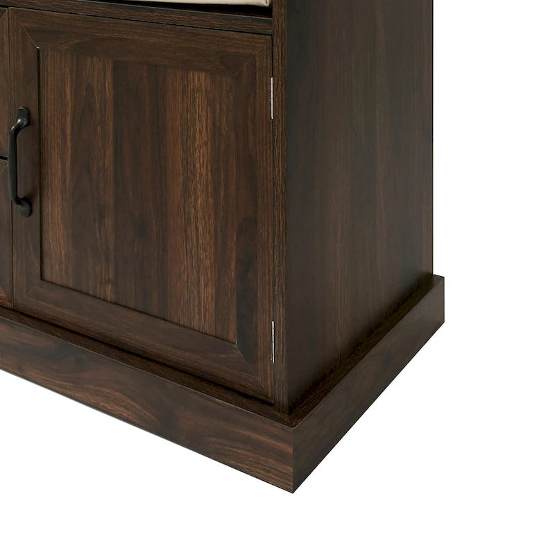 47.2 Inch Hall Tree with 3 Hooks for Entrance