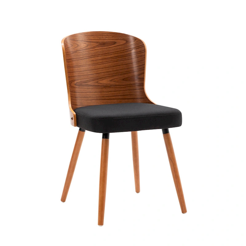 Armless Dining Chairs Set of 2, Beech Wood Back & Legs