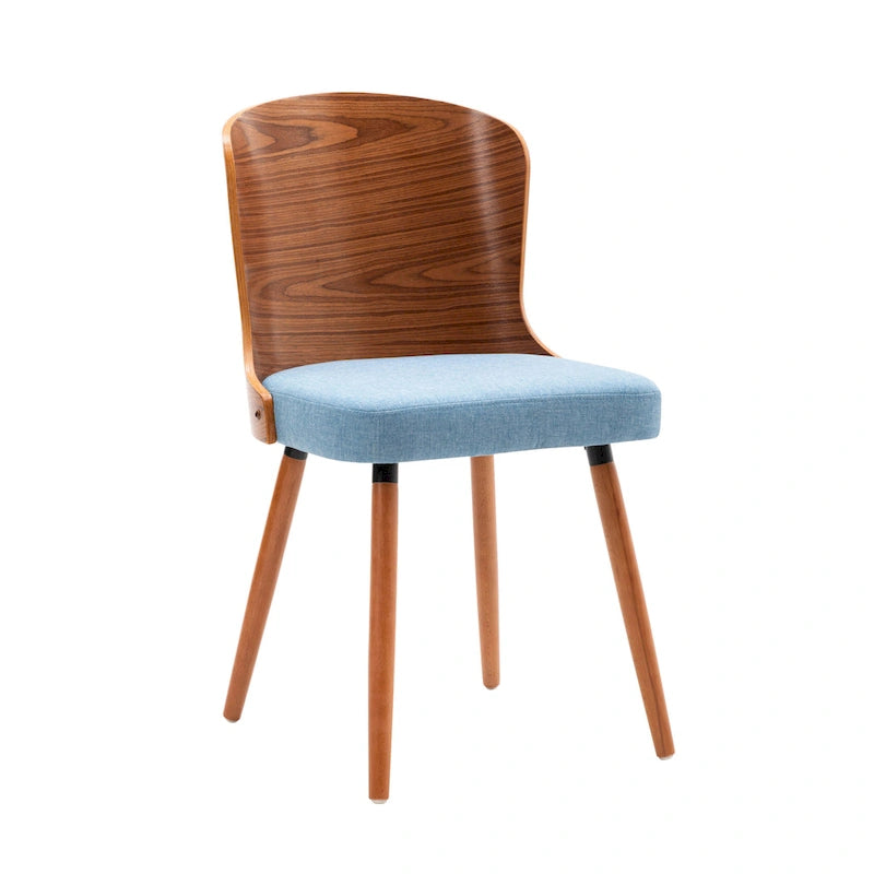 Armless Dining Chairs Set of 2, Beech Wood Back & Legs