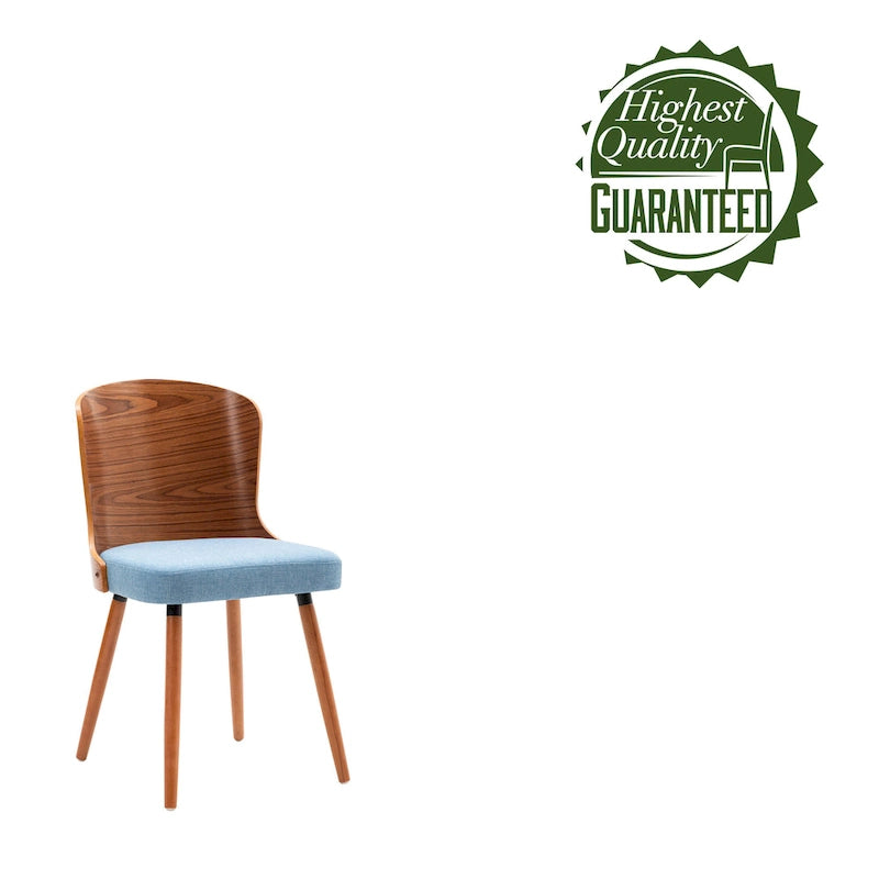 Armless Dining Chairs Set of 2, Beech Wood Back & Legs