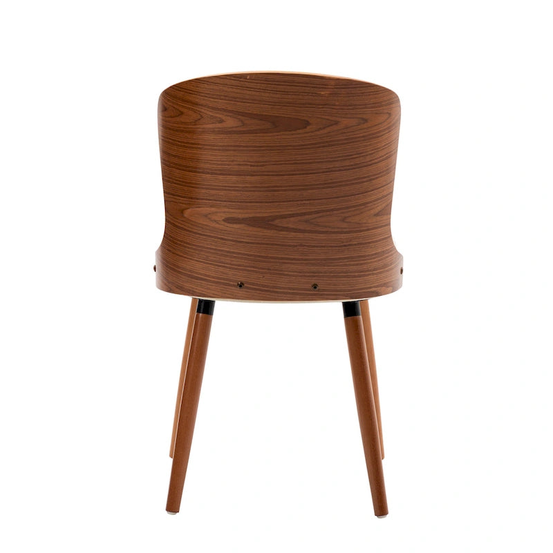 Armless Dining Chairs Set of 2, Beech Wood Back & Legs