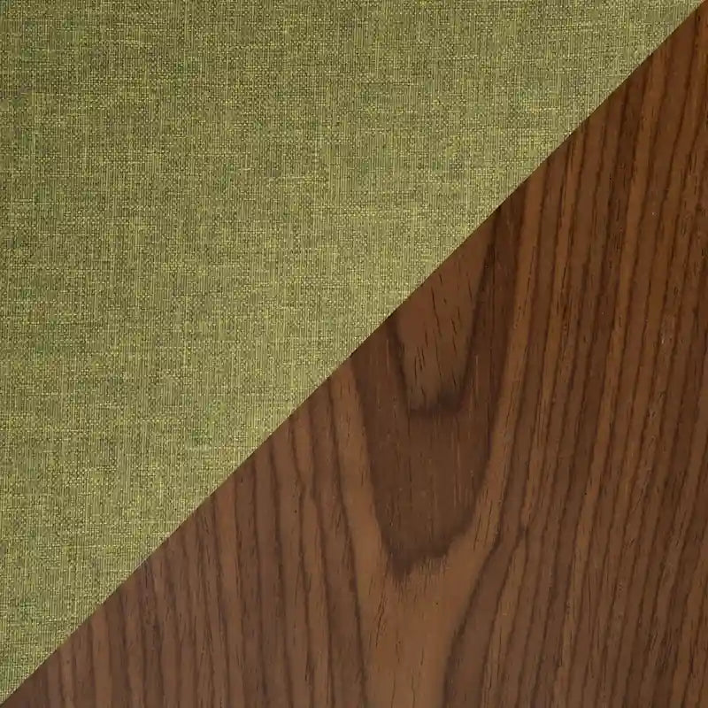 Cross Frame Dining Accent Chair Mid-Century Modern Upholstered with Walnut Frame