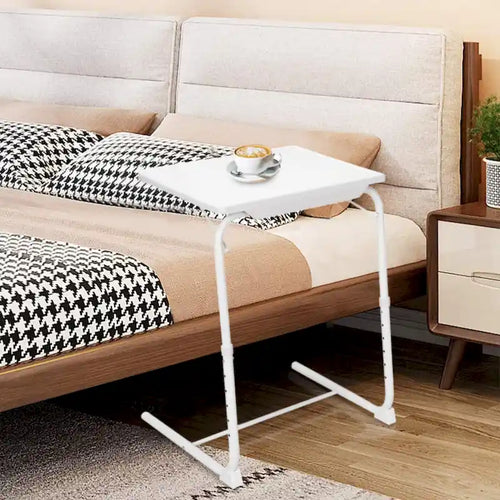 Bureau d'ordinateur portable réglable en hauteur et en inclinaison pour la maison, le bureau ou le côté de canapé