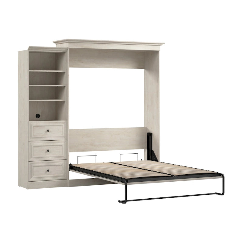 Versatile Queen Murphy Bed and Closet Organizer with Drawers