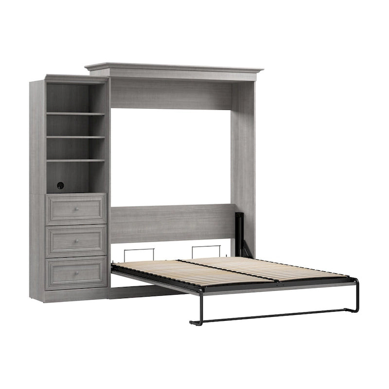 Versatile Queen Murphy Bed and Closet Organizer with Drawers