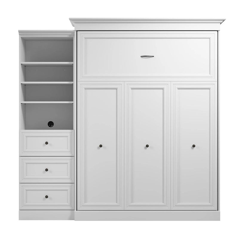 Versatile Queen Murphy Bed and Closet Organizer with Drawers