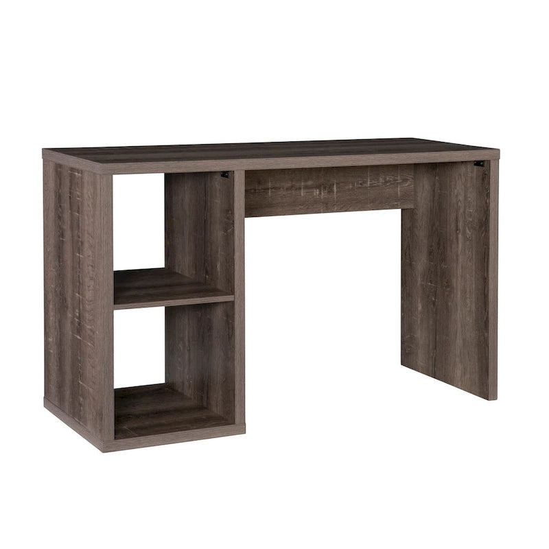 2 Cube Storage Desk for Home Office with Spacious Worktop