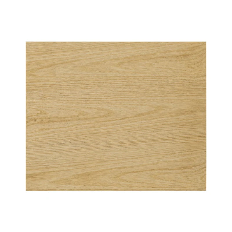 Mid-Century Modern 2-Drawer Nightstand with Beveled Edge Detail