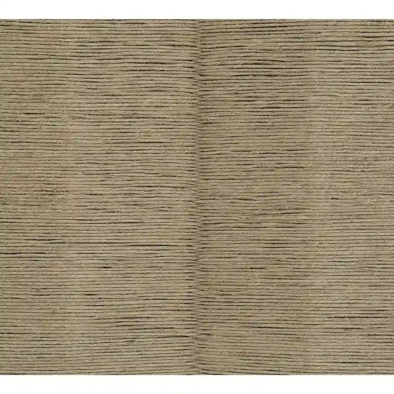 Black Natural Jute Woven Accent Bench with Matte Black Wood Frame