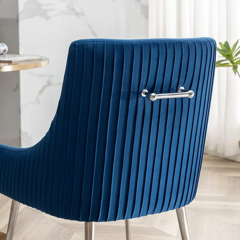 Modern Glam Velvet Dining Chair Set of 8 for Dining Room and Living Room