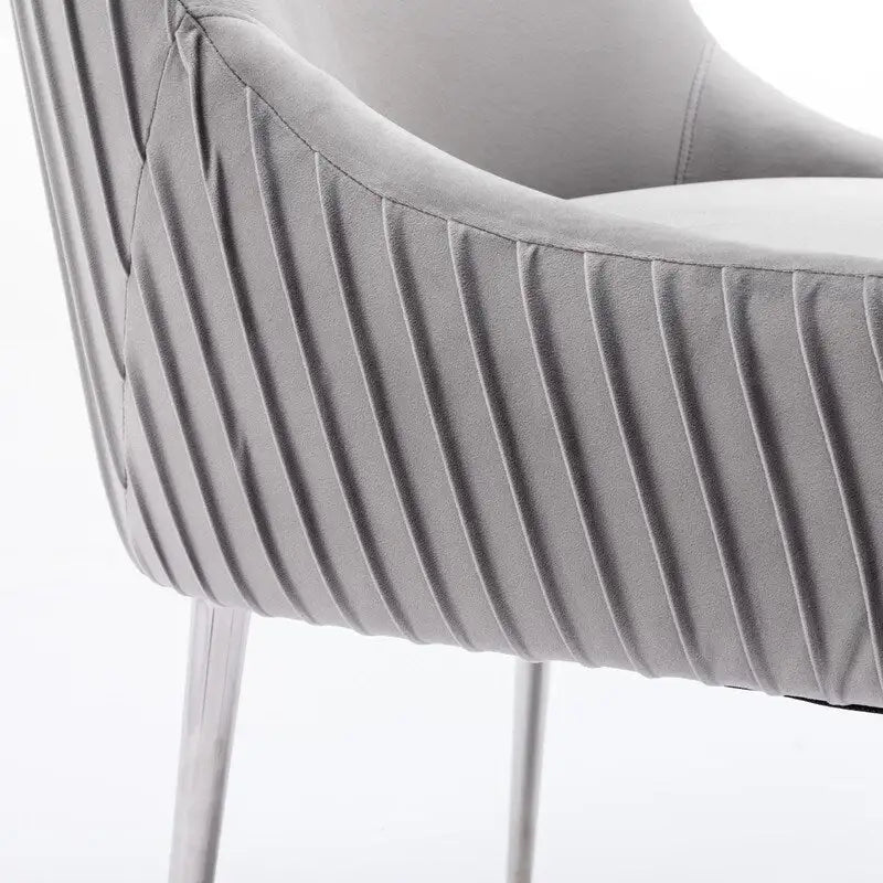Modern Glam Velvet Dining Chair Set of 8 for Dining Room and Living Room