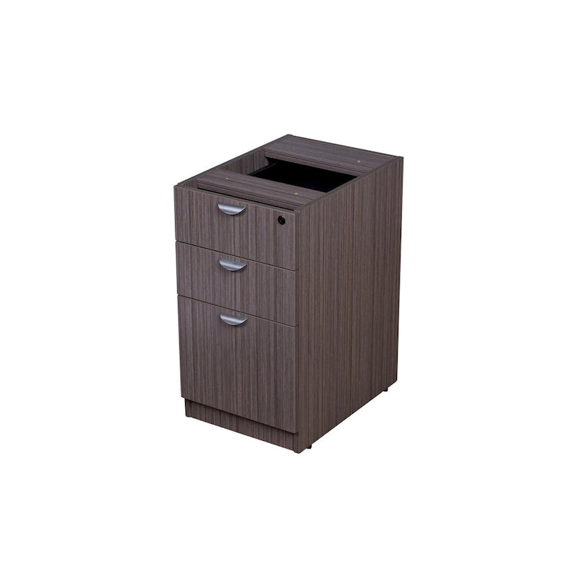 71-inch L-Shape Corner Executive Desk with Dual File Pedestals