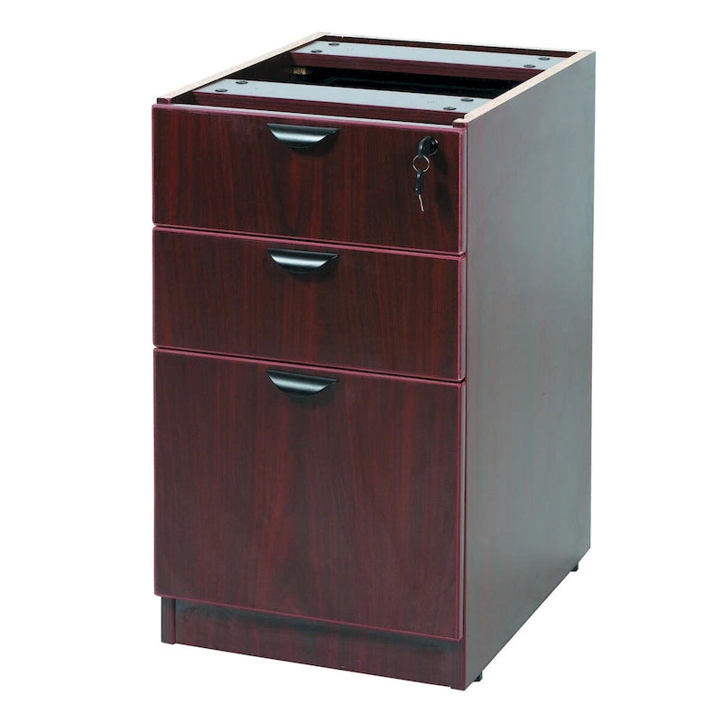 71-inch L-Shape Corner Executive Desk with Dual File Pedestals