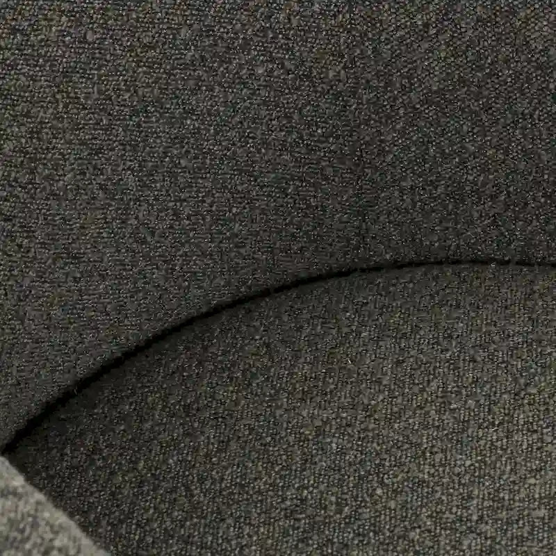 Boucle Swivel Lounge Accent Chair Channel Tufted Low Profile